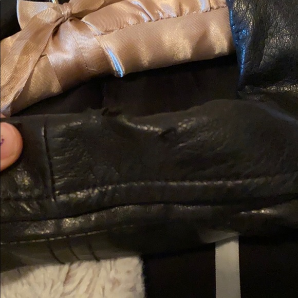 Joie black leather jacket - Picture 6 of 8